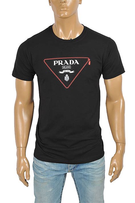 prada men's t shirt with pocket|Prada t shirt men price.